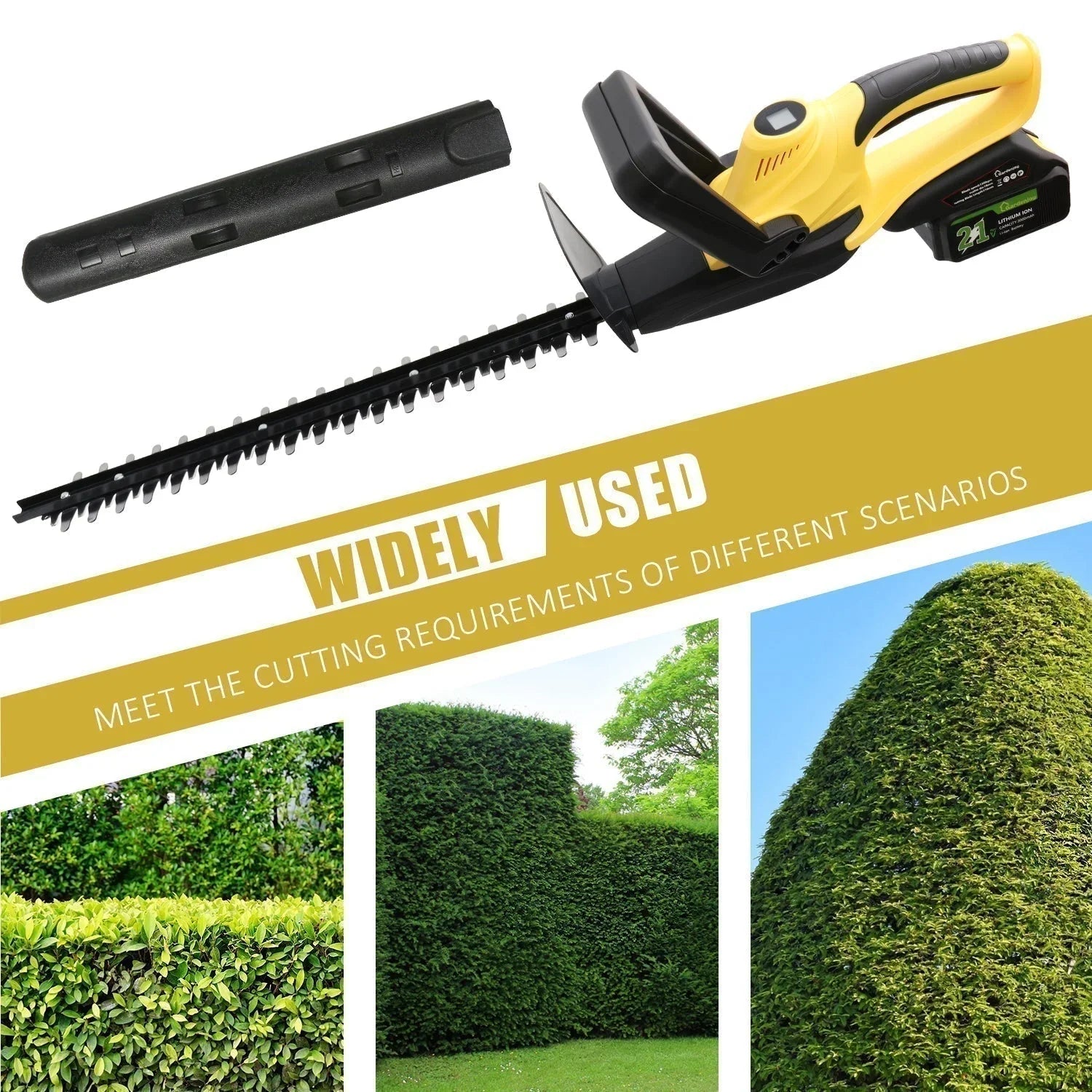 GardenJoy 22" Dual-Action Blades Cordless Hedge Trimmer: A Must-Have Tool for Every Gardener