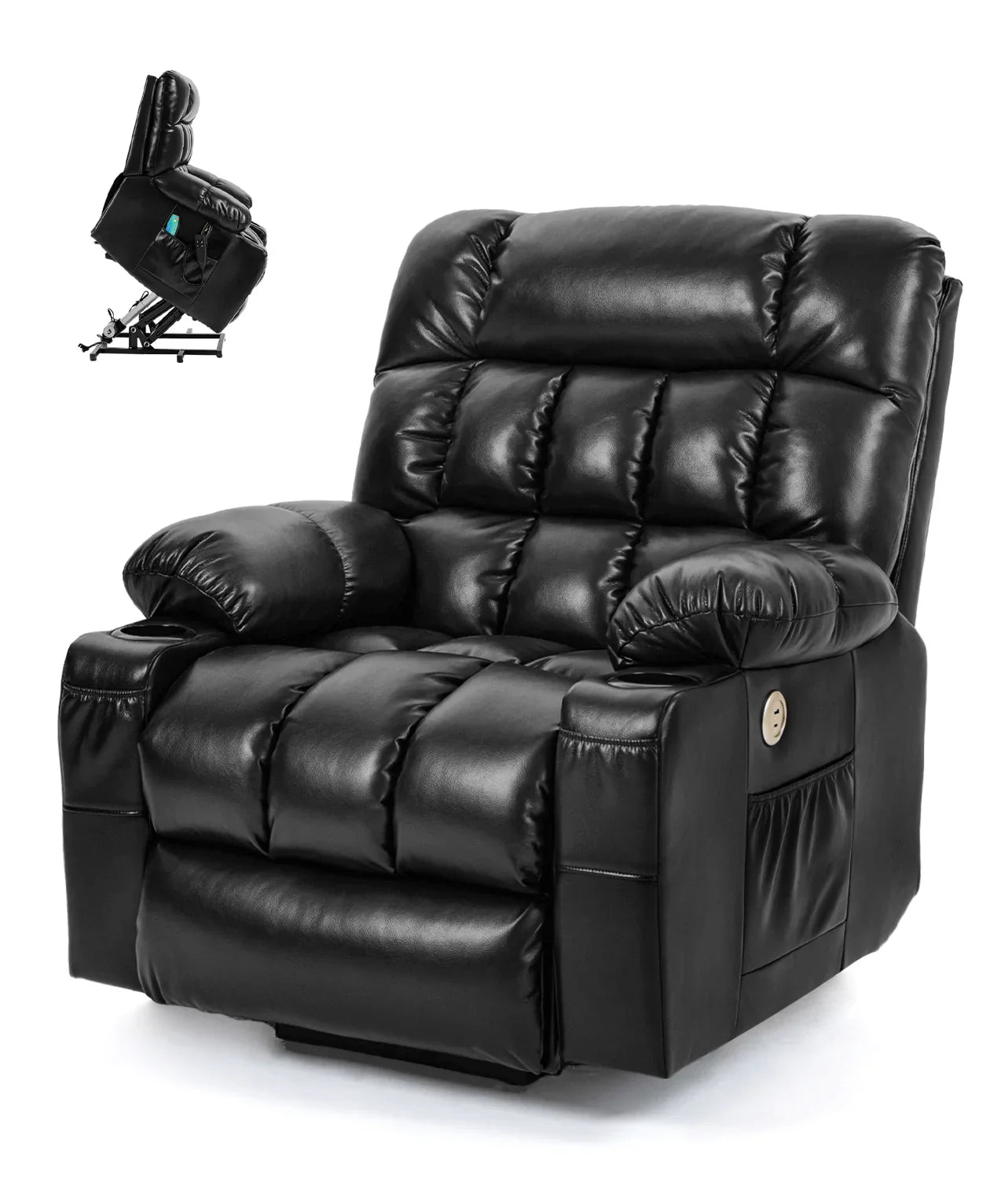 Make your home your private massage SPA: Dual motor heated massage chair recommended!