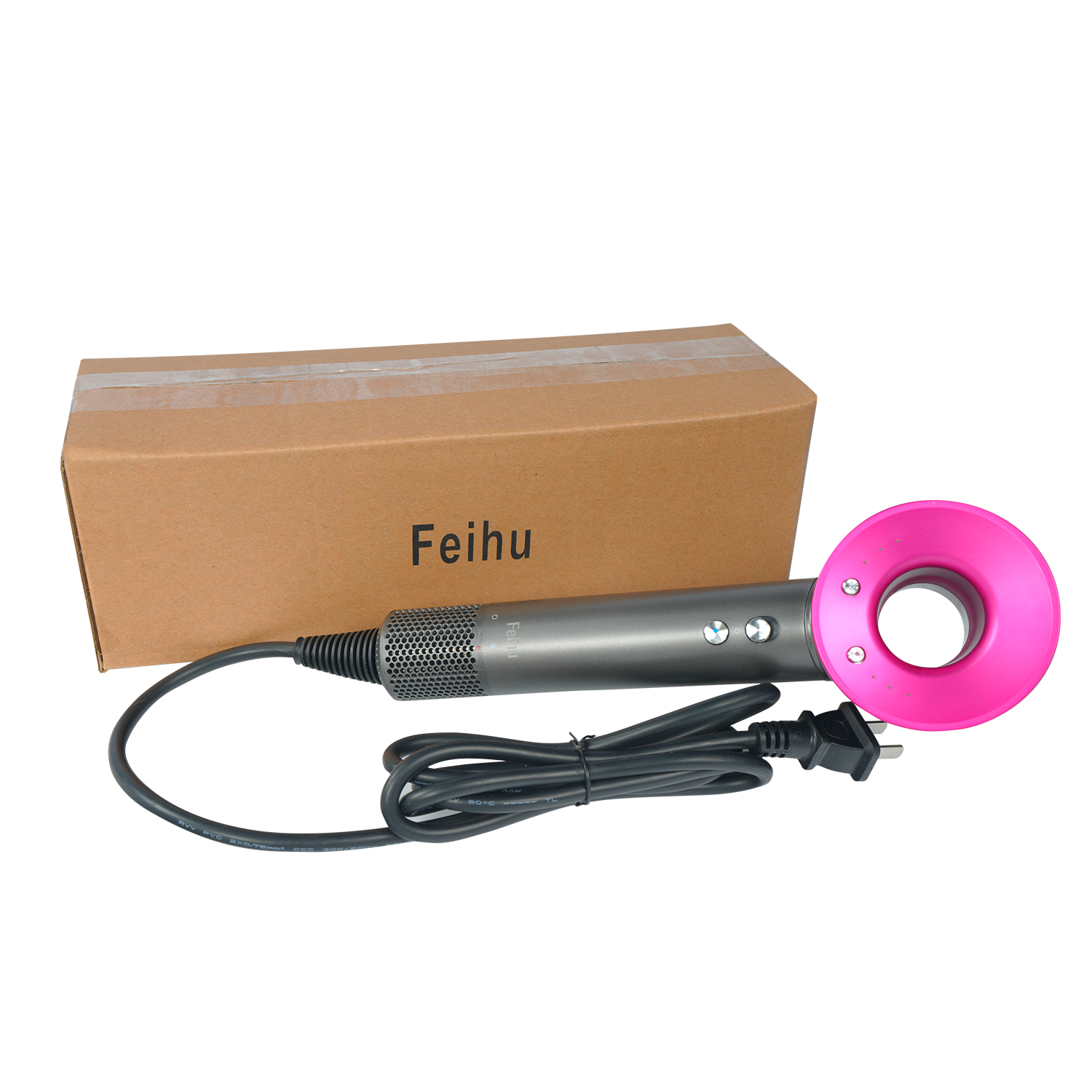 Feihu Bladeless High Speed Hair Dryer Negative Ion Constant Temperature Quick Dry Low Noise Hair Blow Dryer
