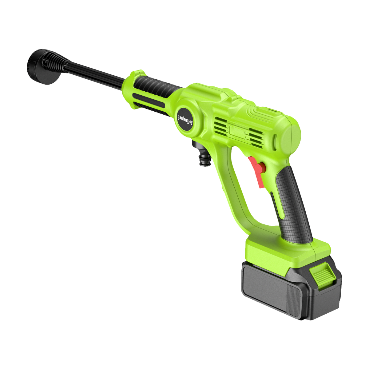 GardenJoy Cordless Pressure Washer, Portable Power Cleaner Gun for Car Washing, Patio & Garden Cleaning