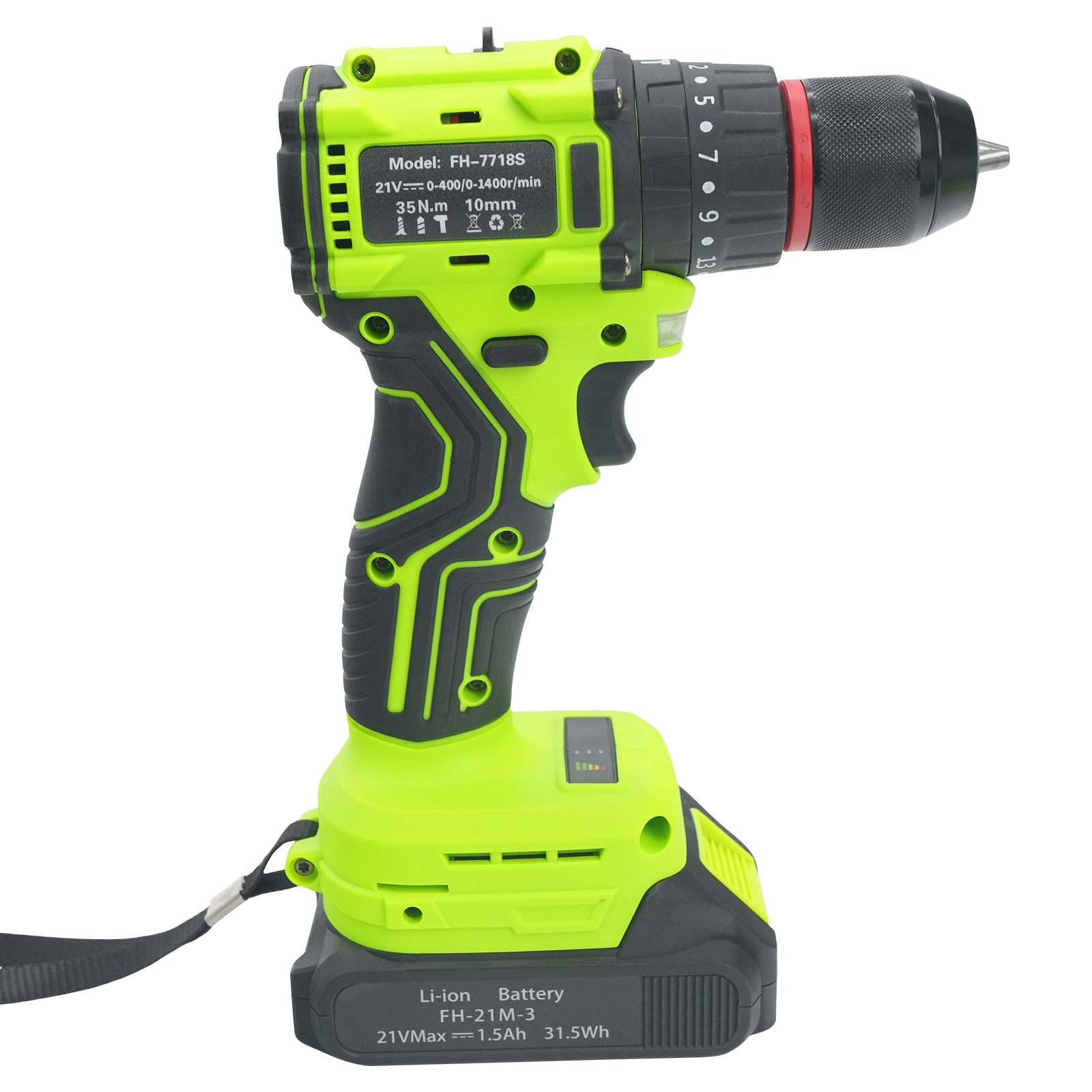 WishingHose 21V cordless drill with brushless motor