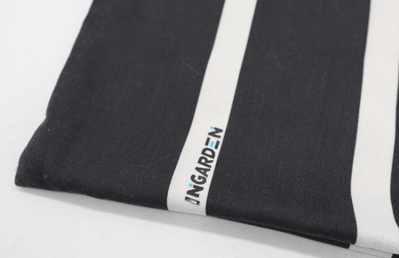 INGARDEN Black Striped Pillow Cover, Minimalist & Stylish, Perfect for Any Home Decor - Gardenjoy