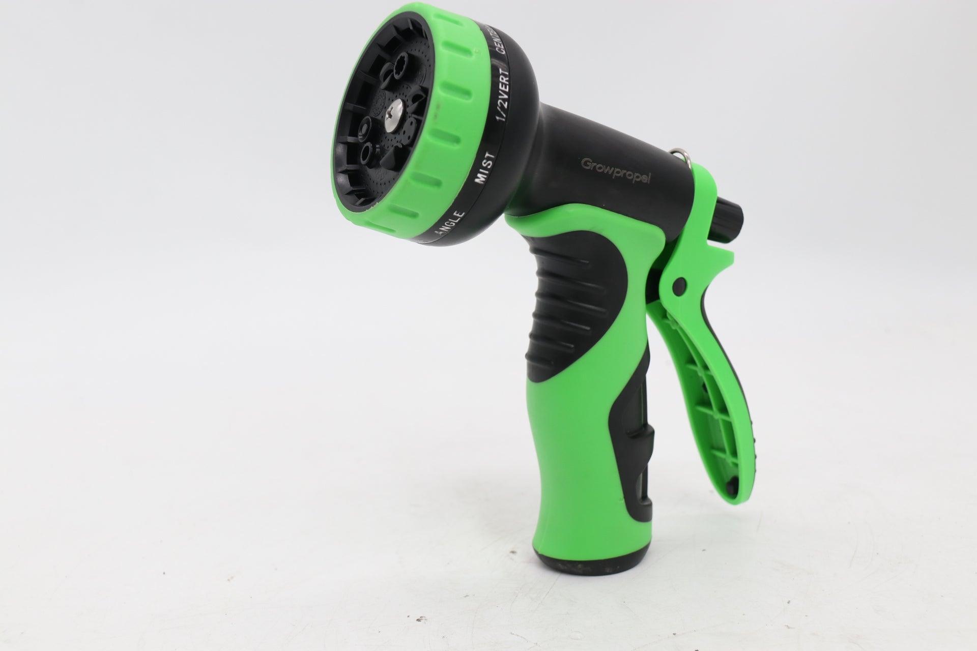 GROWPROPEL Multi-Function Garden Hose Nozzle - Powerful Water Flow & Adjustable Spray Patterns for Versatile Cleaning and Irrigation GREEN - Gardenjoy