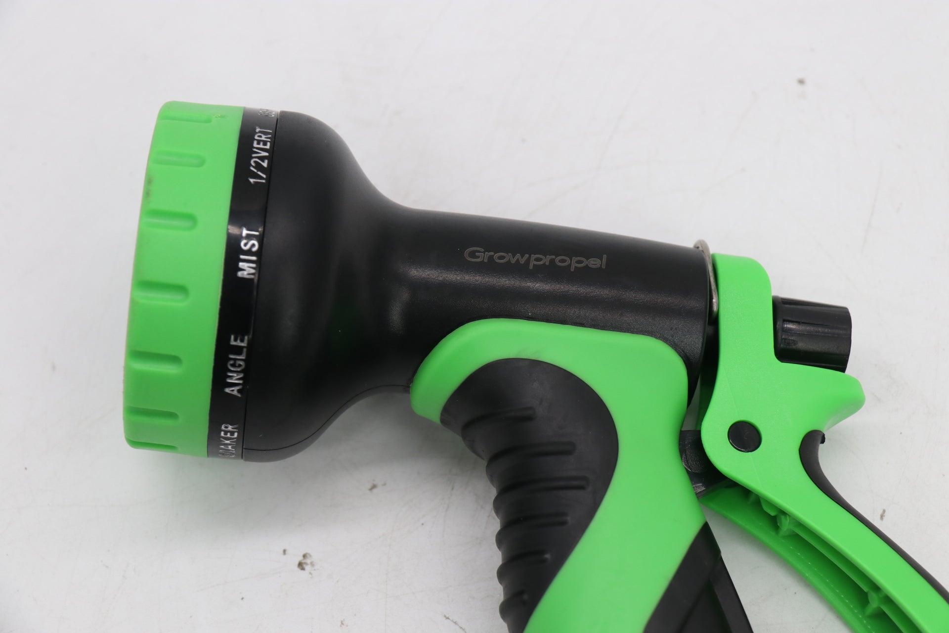 GROWPROPEL Multi-Function Garden Hose Nozzle - Powerful Water Flow & Adjustable Spray Patterns for Versatile Cleaning and Irrigation GREEN - Gardenjoy