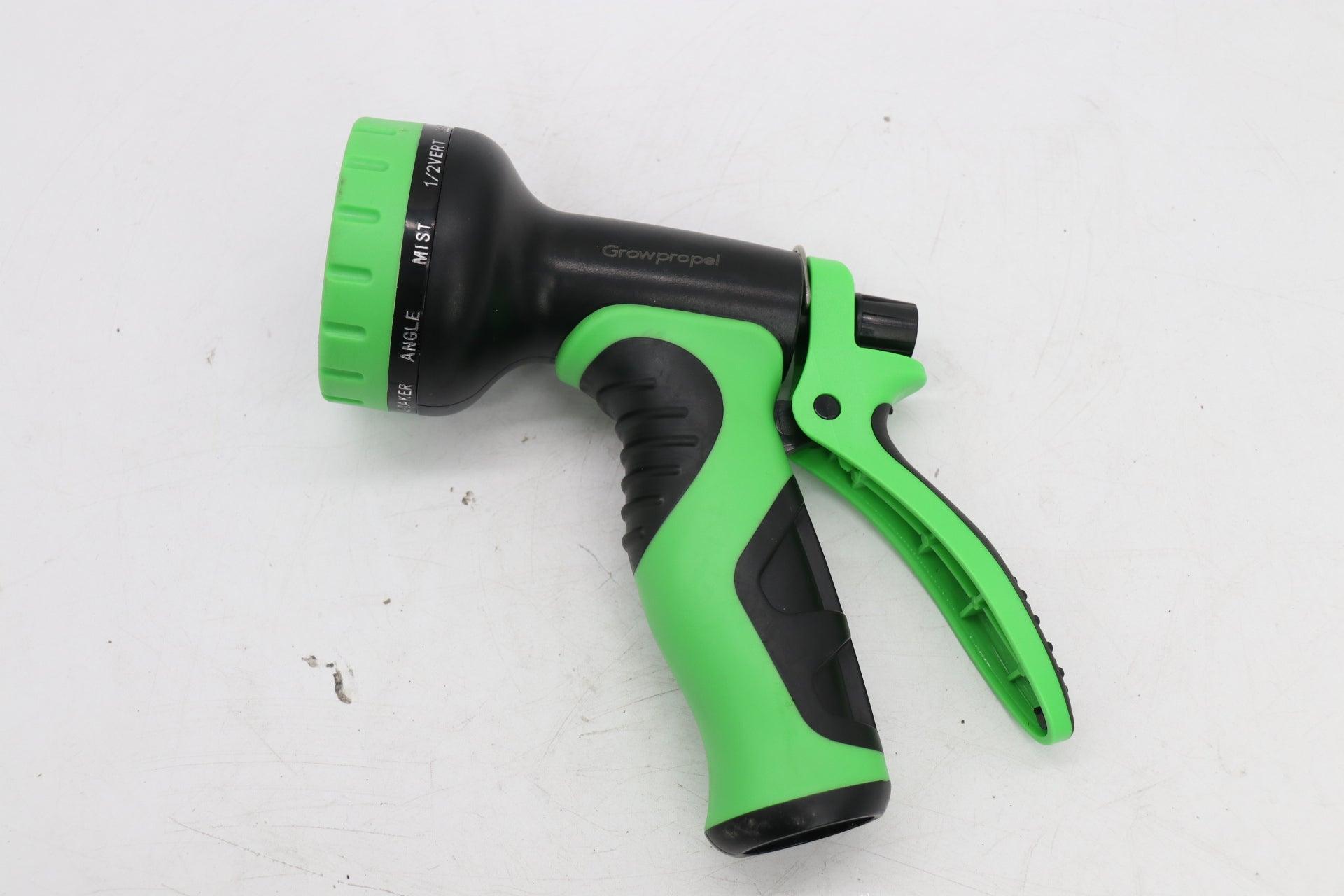 GROWPROPEL Multi-Function Garden Hose Nozzle - Powerful Water Flow & Adjustable Spray Patterns for Versatile Cleaning and Irrigation GREEN - Gardenjoy