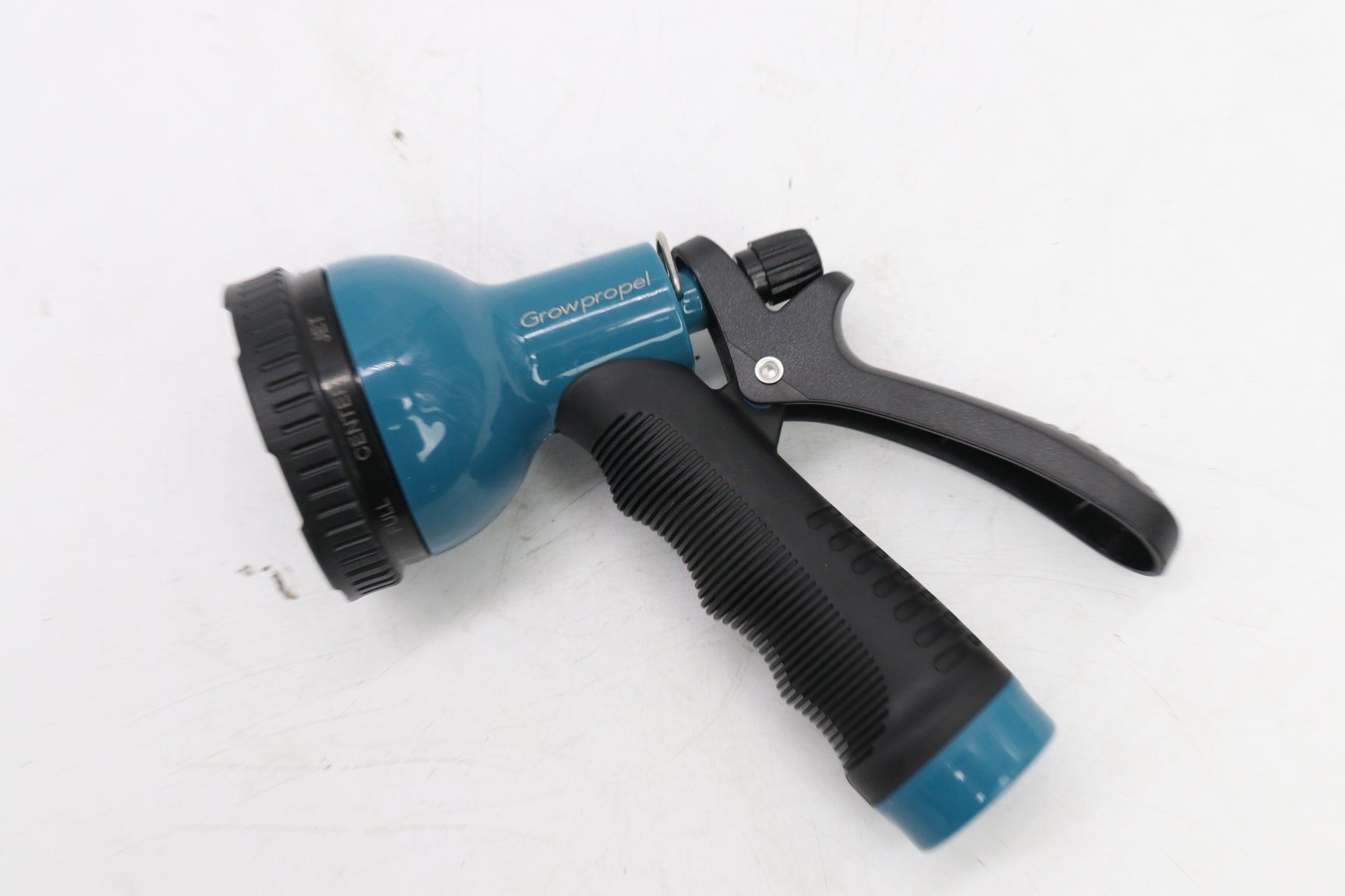 GROWPROPEL Multi-Function Garden Hose Nozzle - Powerful Water Flow & Adjustable Spray Patterns for Versatile Cleaning and Irrigation BLUE - Gardenjoy