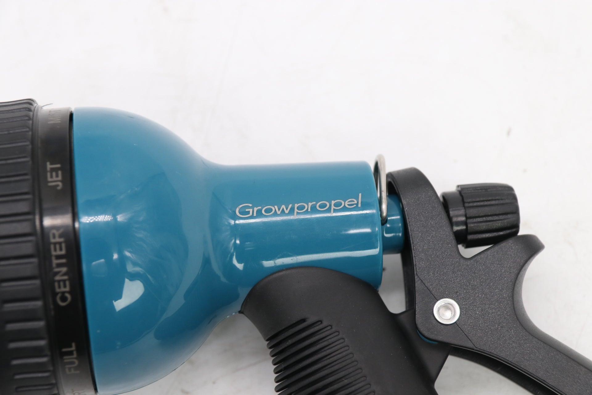 GROWPROPEL Multi-Function Garden Hose Nozzle - Powerful Water Flow & Adjustable Spray Patterns for Versatile Cleaning and Irrigation BLUE - Gardenjoy