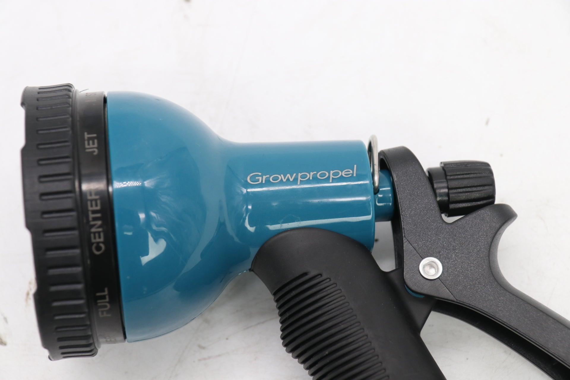 GROWPROPEL Multi-Function Garden Hose Nozzle - Powerful Water Flow & Adjustable Spray Patterns for Versatile Cleaning and Irrigation BLUE - Gardenjoy