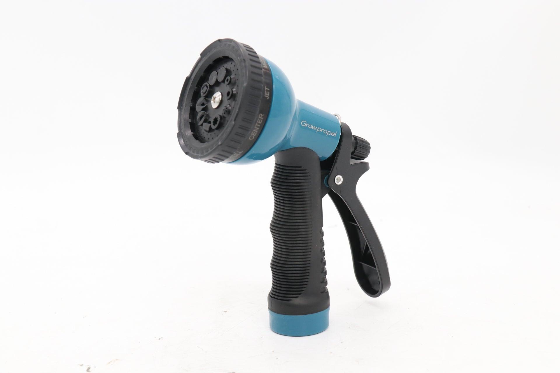 GROWPROPEL Multi-Function Garden Hose Nozzle - Powerful Water Flow & Adjustable Spray Patterns for Versatile Cleaning and Irrigation BLUE - Gardenjoy