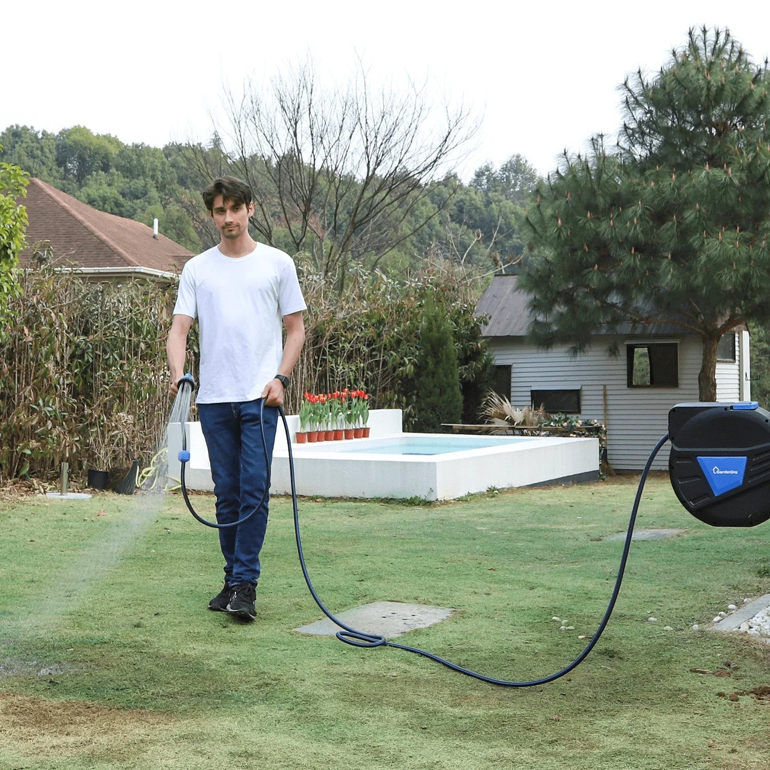 GardenJoy Automatic Rewind Hose: The Ultimate Garden Companion
