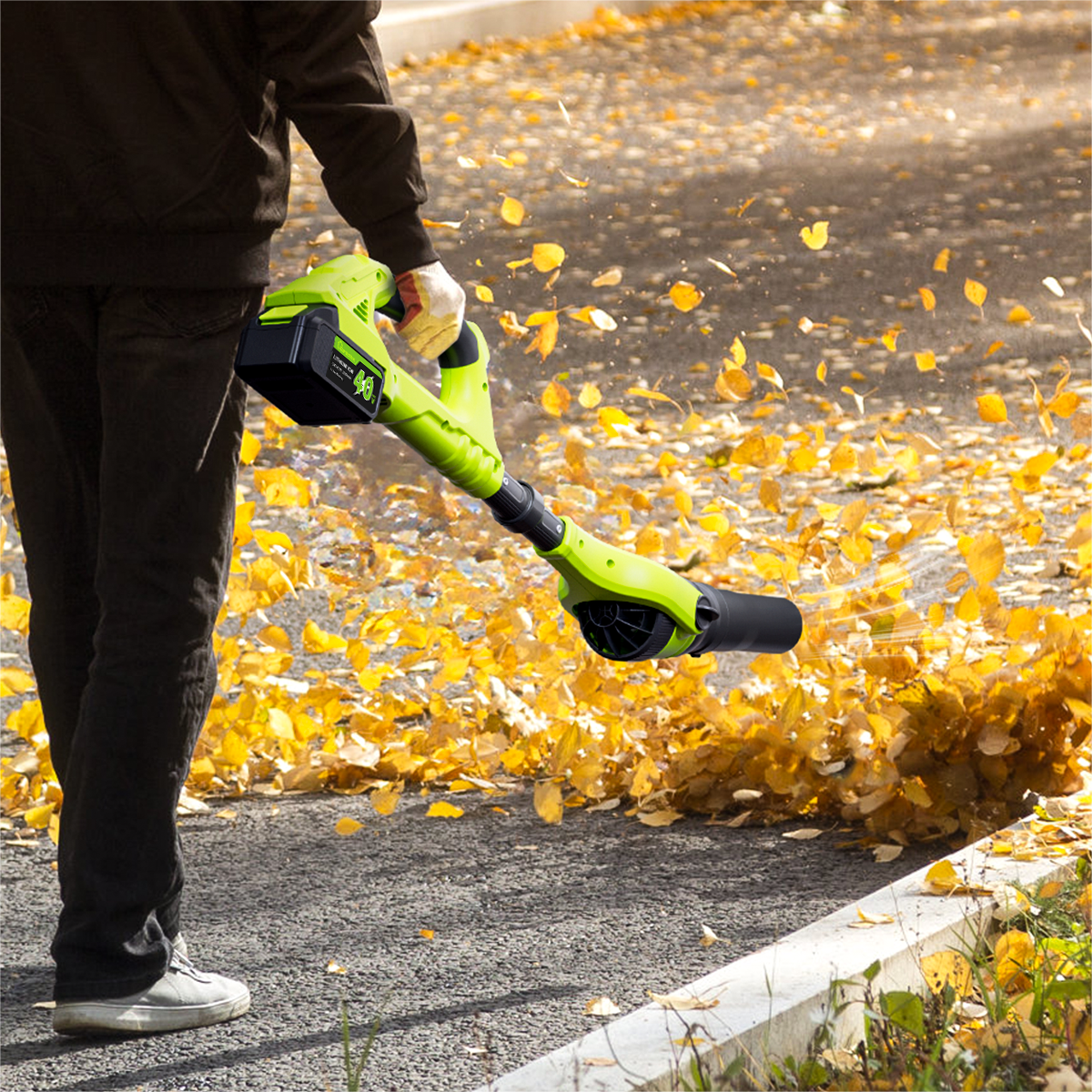 GardenJoy Extension Bar Attachment for 40V Cordless Leaf Blower –  Ideal for Gutter Cleaning & Hard-to-Reach Areas