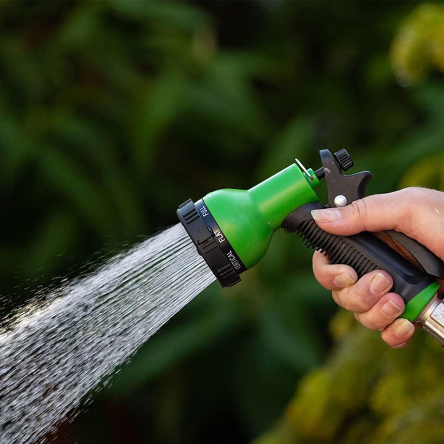 Besiter Garden Hose Nozzle Sprayer: 2 Pack 10 Watering Patterns Spray Nozzles Heavy Duty Hose Head Hose Attachment