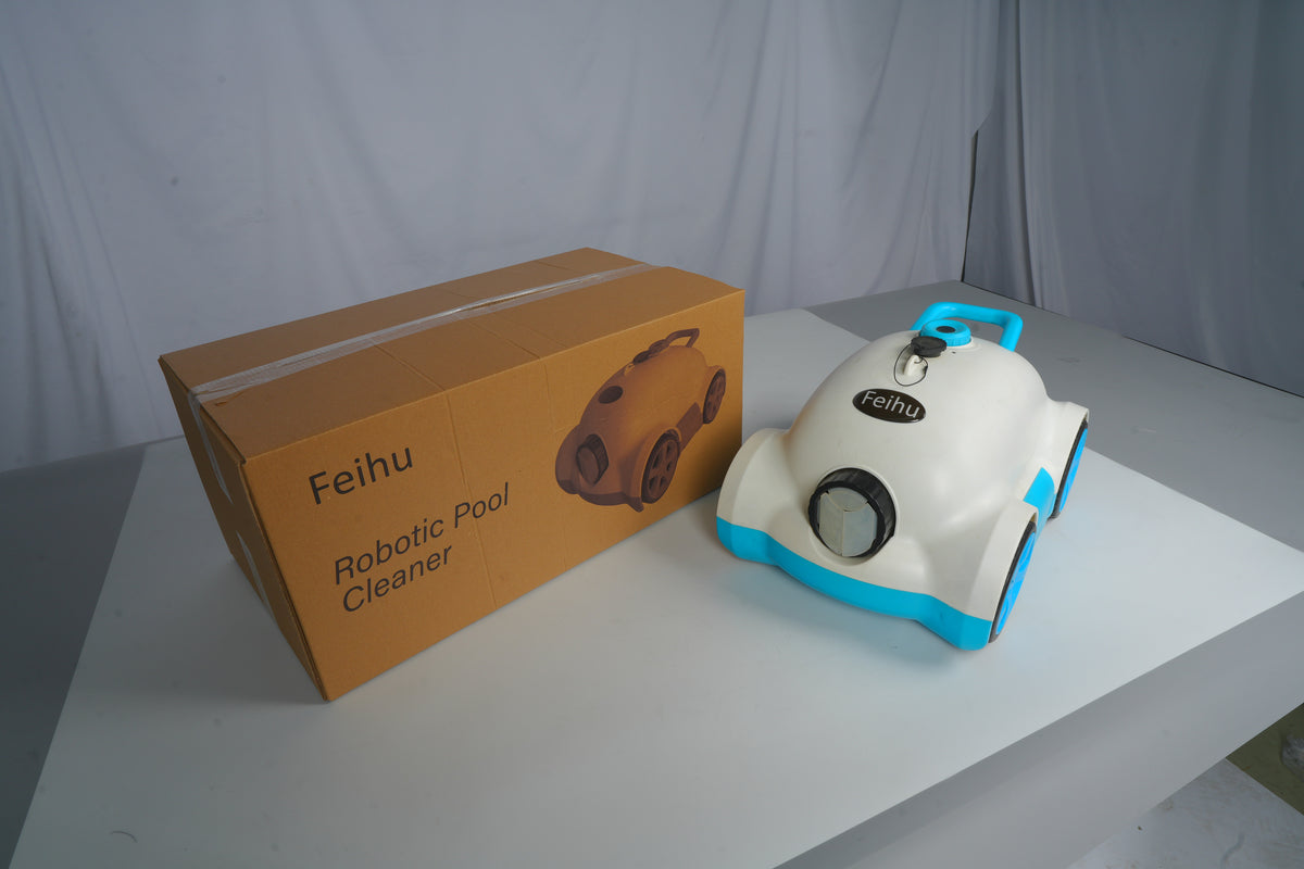 Feihu Cordless Robotic Pool Cleaner – Automatic Pool Vacuum for Effortless Floor Cleaning