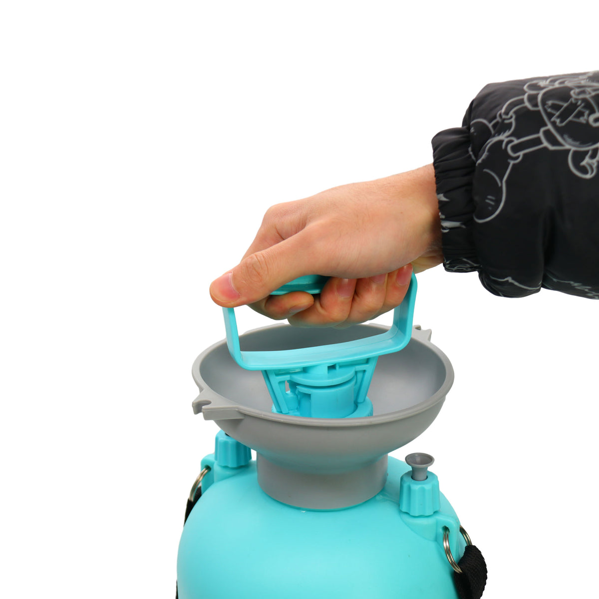GardenJoy Pump Pressure Sprayer with Wide Funnel Mouth, Adjustable Nozzle, Shoulder Strap, Heavy Duty Garden Sprayer for Lawn, Yard, and Weed Control