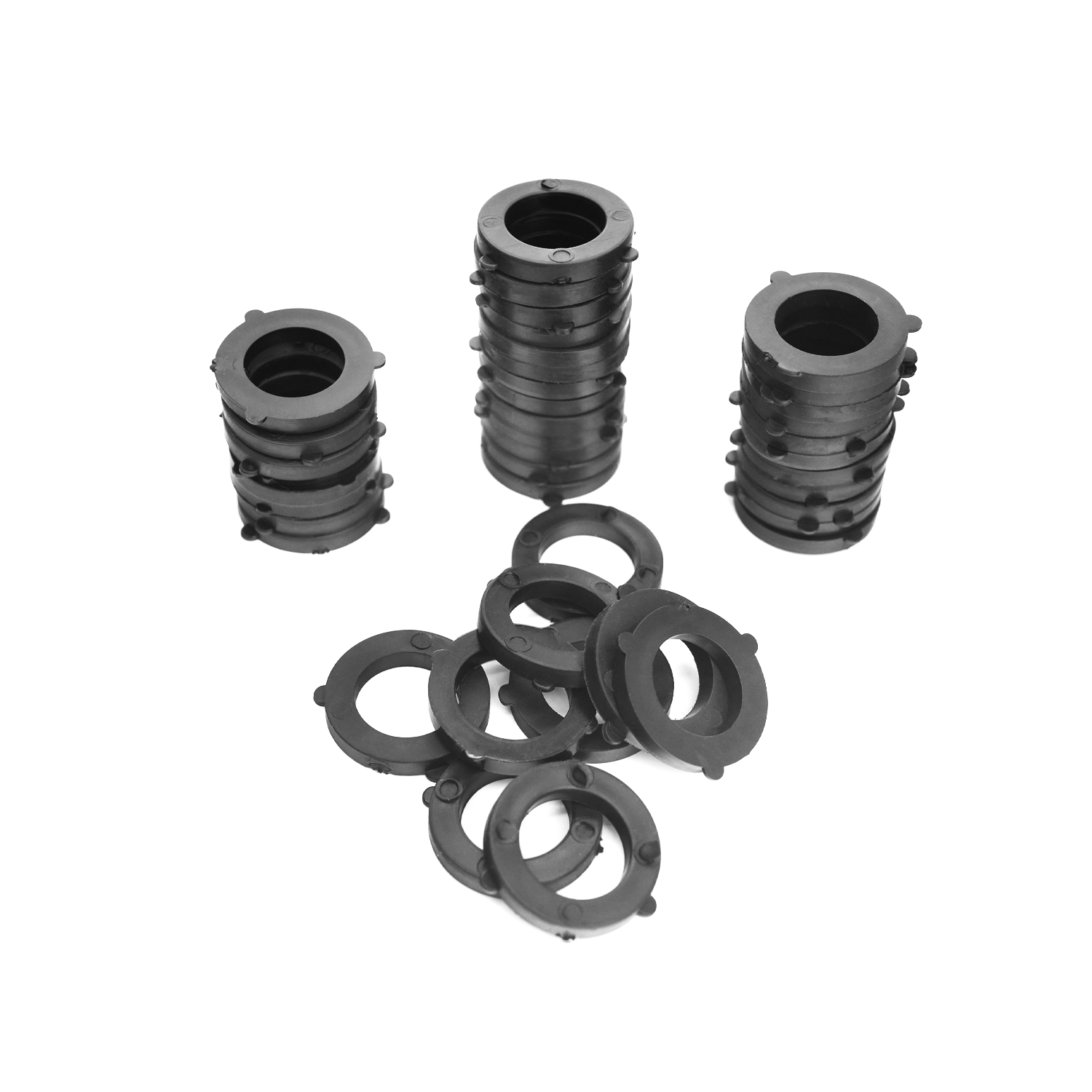 FEI HU PLASTIC synthetic rubber gasket seal fits all standard 3/4 inch garden shower hoses and faucet fittings(30 Pack)
