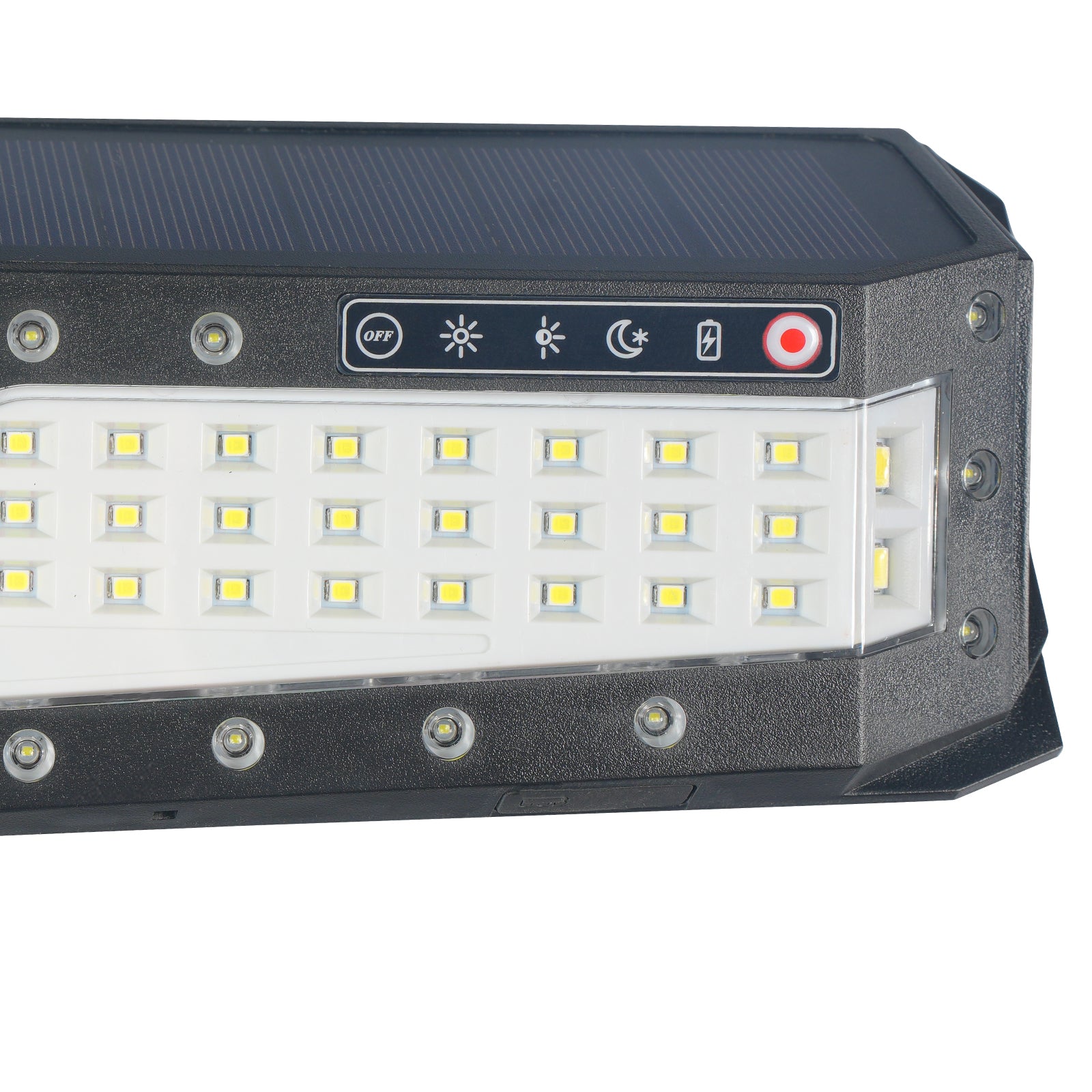 Droxlyn Solar Outdoor Motion Sensor Lights, Waterproof LED Solar Wall Lights 3 Modes Security Lamp for Yard Patio Garden Fence