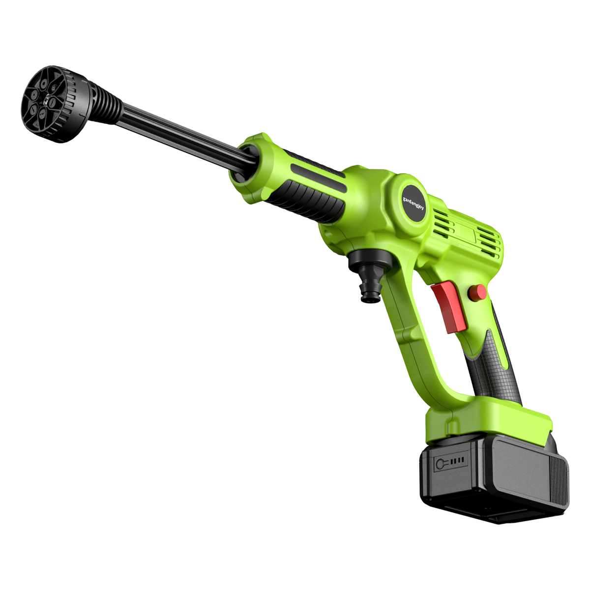 GardenJoy Cordless Pressure Washer, Portable Power Cleaner Gun for Car Washing, Patio & Garden Cleaning