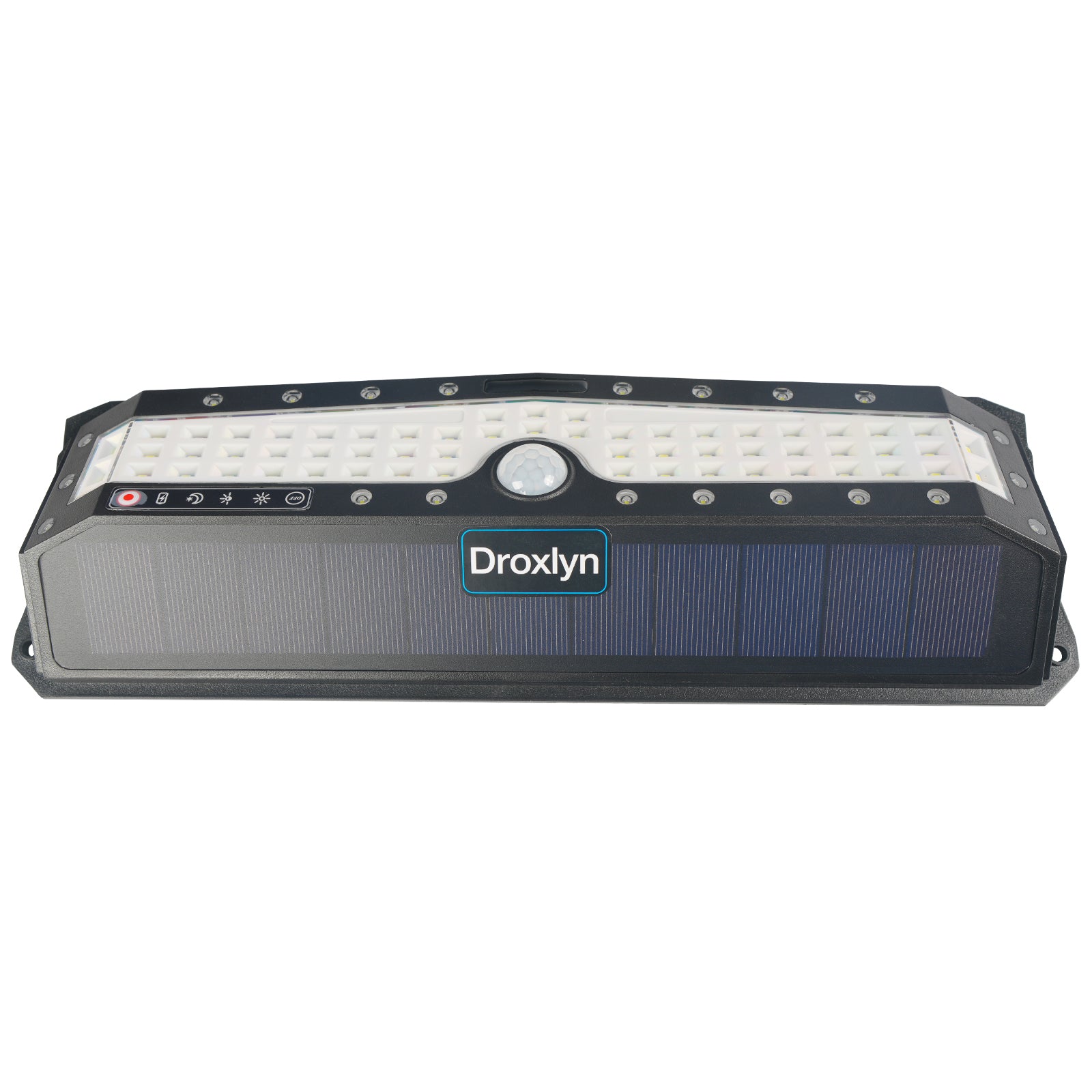 Droxlyn Solar Outdoor Motion Sensor Lights, Waterproof LED Solar Wall Lights 3 Modes Security Lamp for Yard Patio Garden Fence