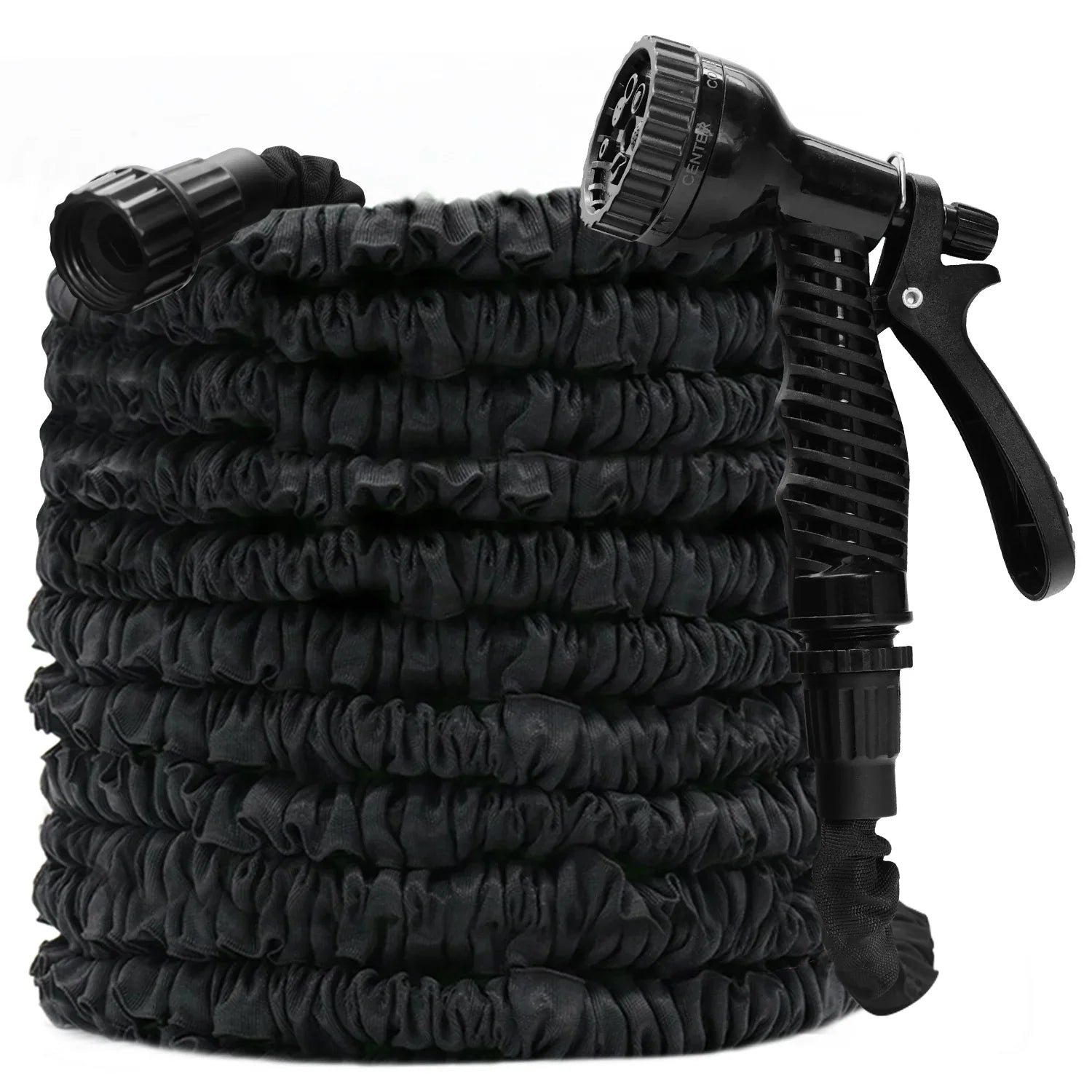 GardenJoy Expandable Water Hose 100ft with 7 Function Spray Nozzle - Gardenjoy