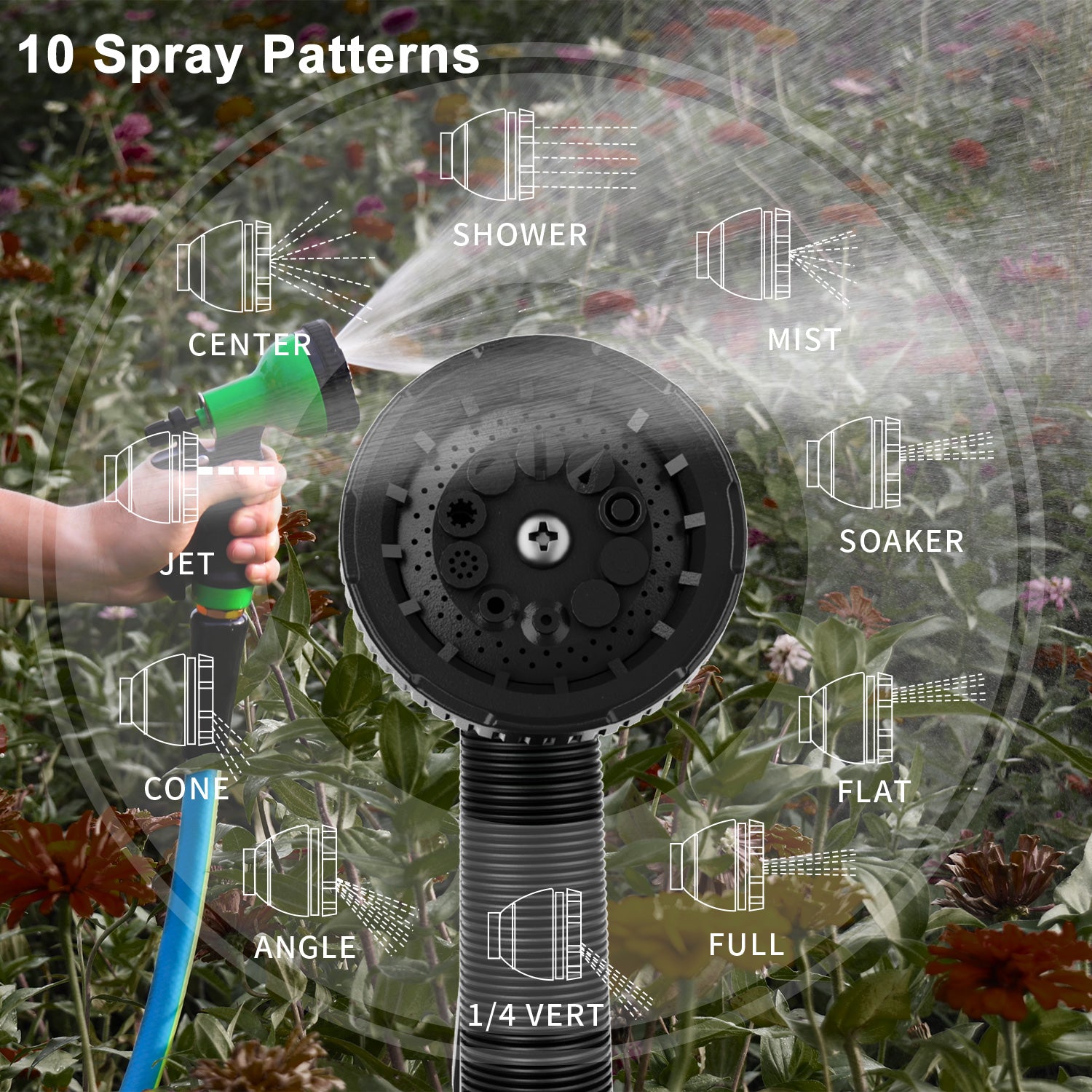 FEI HU PLASTIC Watering Hose – Durable Garden Hose for Outdoor Watering, Irrigation & Lawn Care