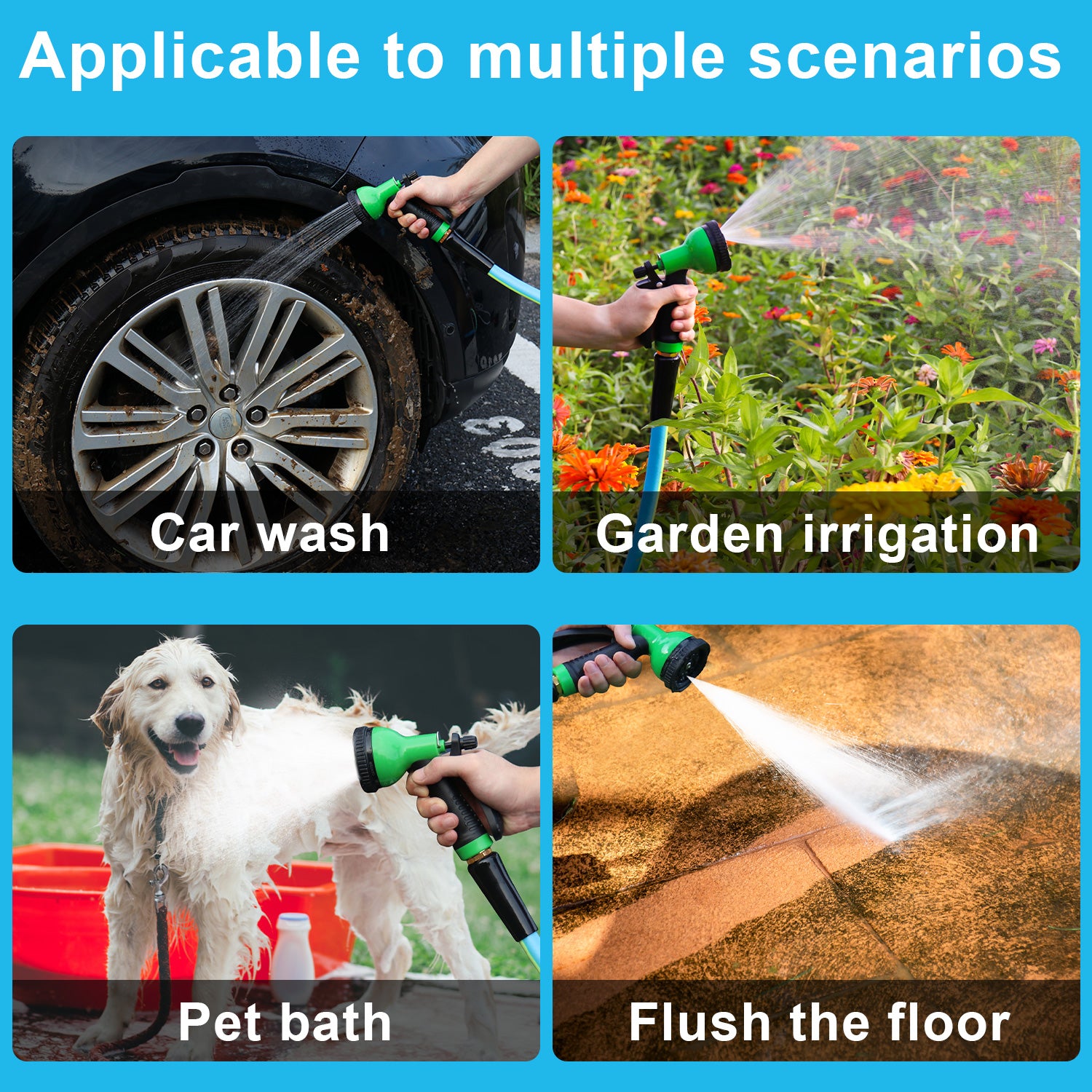 FEI HU PLASTIC Watering Hose – Durable Garden Hose for Outdoor Watering, Irrigation & Lawn Care